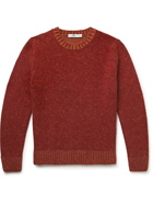 Inis Meáin - Donegal Merino Wool and Cashmere-Blend Sweater - Red