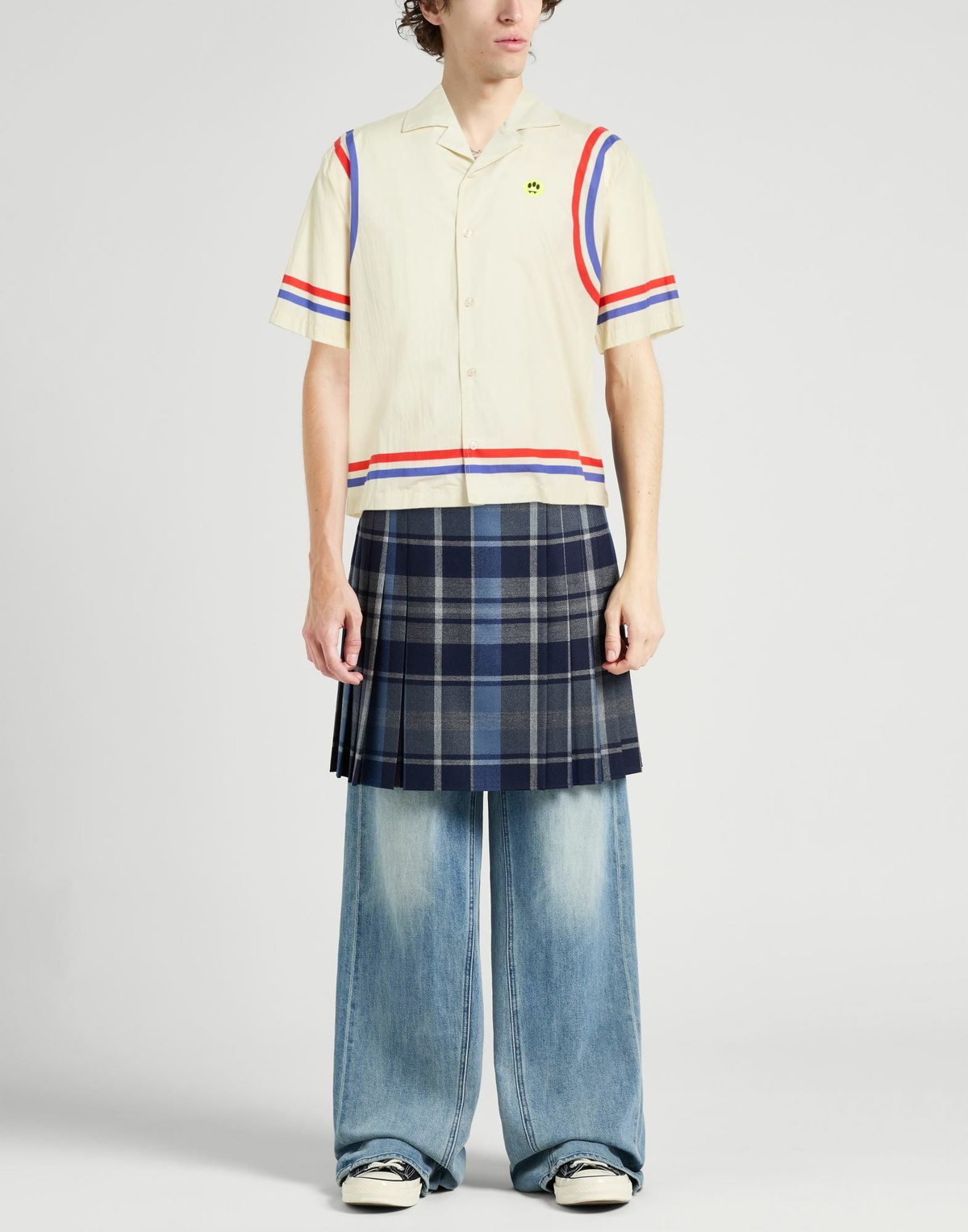 Barrow Mens Shirt in Beige
