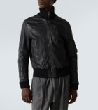 Dolce&Gabbana Leather bomber jacket