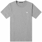 Acne Studios Men's Nash Face T-Shirt in Light Grey Melange