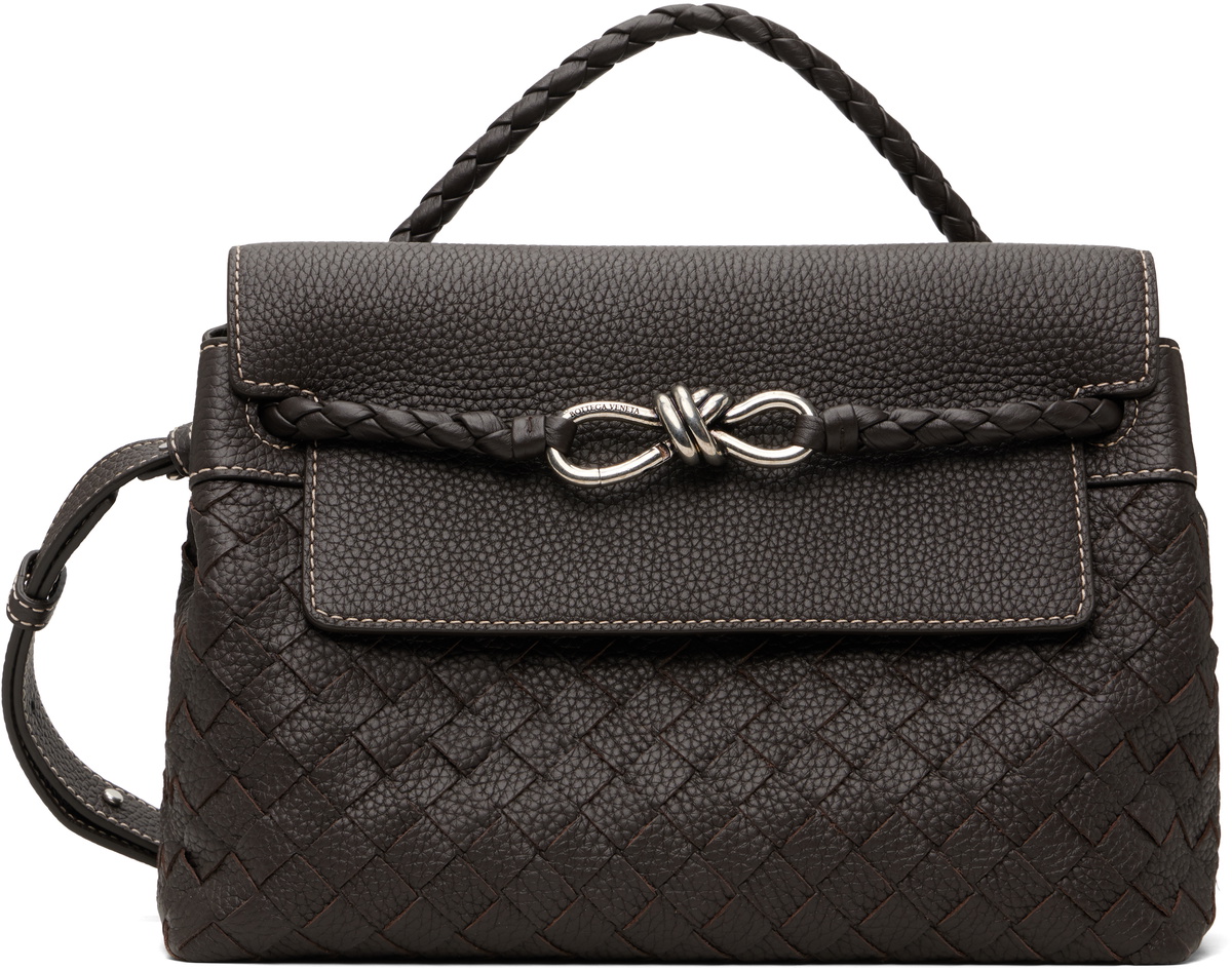 Bottega Veneta Brown Small Andiamo Messenger Bag