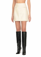 self-portrait Boucle Pearl Skirt