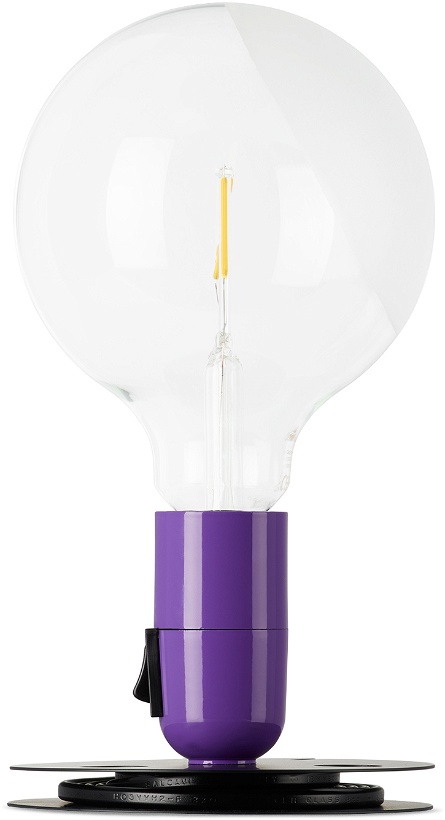 Photo: Flos Purple Lampadina Table Lamp
