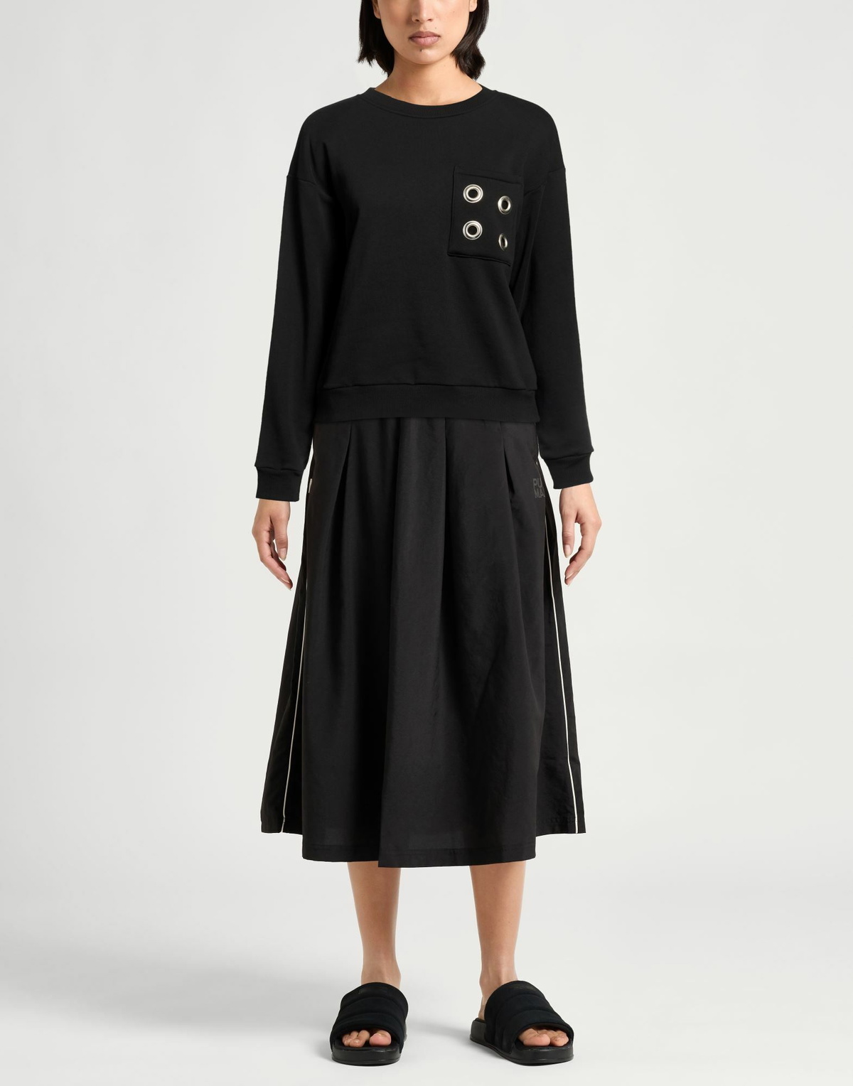 Shoe Womens Sweatshirt in Black