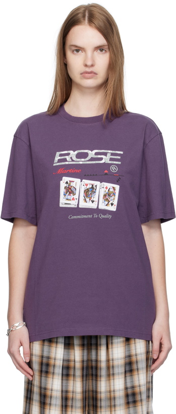 Photo: Martine Rose Purple Classic T-shirt
