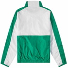 Grand Collection Crinkle Nylon Jacket in Kelly/White