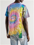 Needles - Patchwork Paint-Splattered Tie-Dyed Cotton-Jersey T-Shirt - White