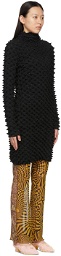 Marques Almeida SSENSE Exclusive Embroidered Spike Short Dress
