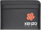 Kenzo Black Boke Flower Card Holder