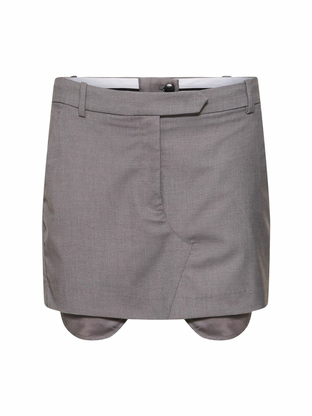 Photo: DESIGNERS REMIX Steven Viscose Blend Mini Skirt