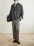 WTAPS - Crumb Houndstooth Flannel Shirt - Gray
