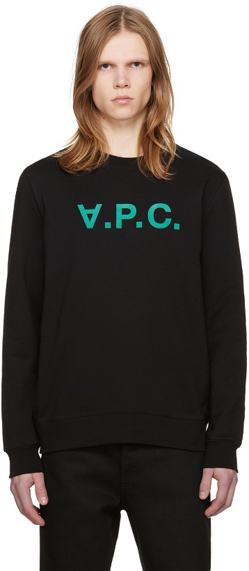 Photo: A.P.C. Black 'VPC' Sweatshirt
