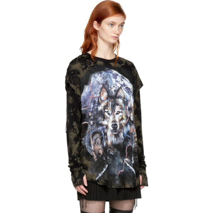 Balmain wolf t shirt best sale