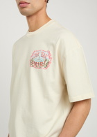 Amiri Chateau Printed Cotton T-shirt Ivory