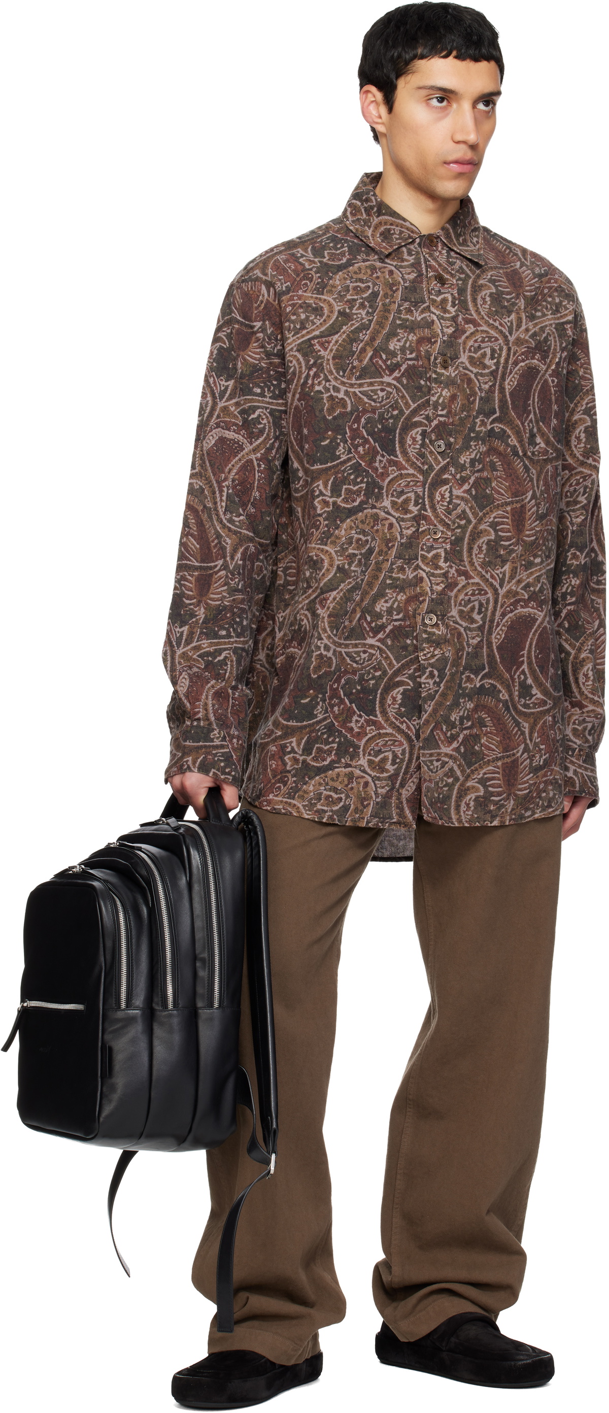Marsèll Black Triparto Backpack