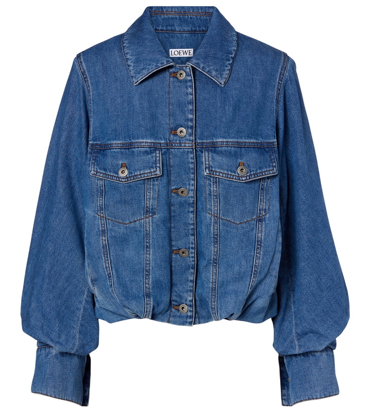 Photo: Loewe Gathered denim jacket