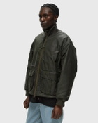 Barbour Highfield Wax Green Bomber Jackets/Windbreaker