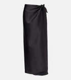 Loro Piana Corina silk satin maxi skirt