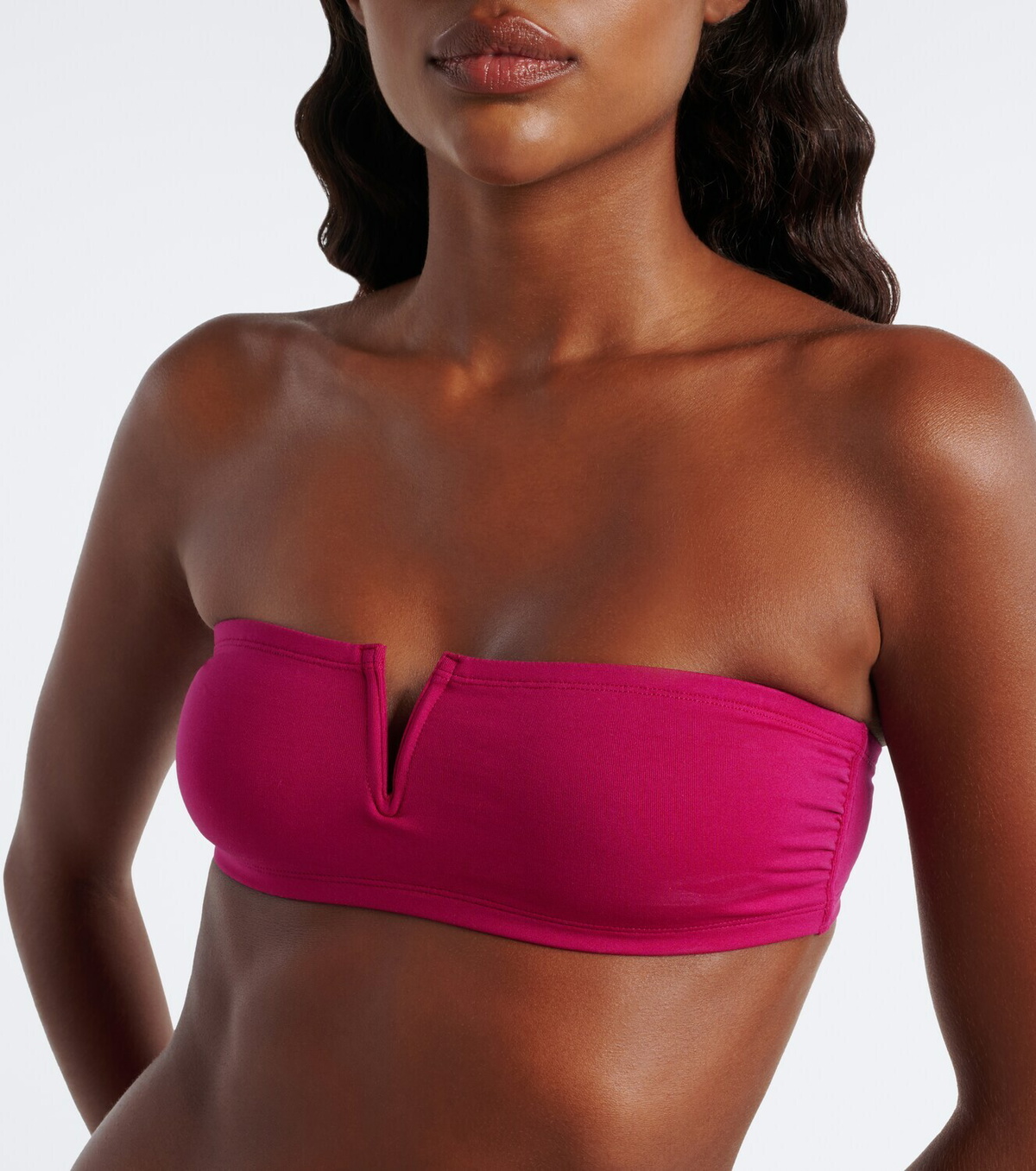 Eres Arcade bandeau bikini top