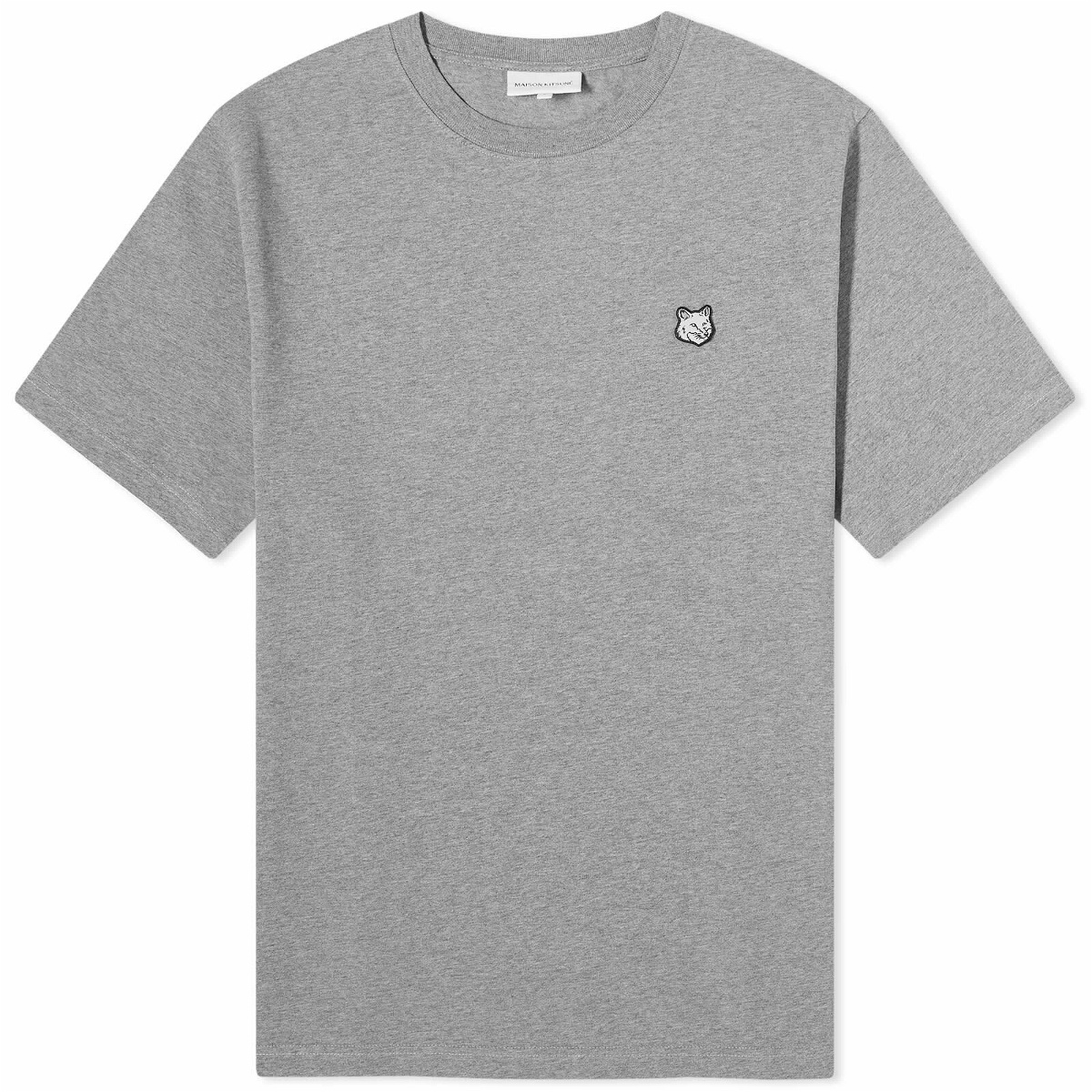 Maison Kitsuné Men's Tonal Fox Head Patch Comfort T-Shirt in Medium ...