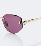 Bvlgari Serpenti Forever oval sunglasses