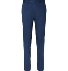 Canali - Blue Kei Slim-Fit Linen and Wool-Blend Suit Trousers - Blue