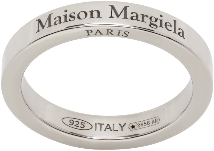 Photo: Maison Margiela Silver Band Ring