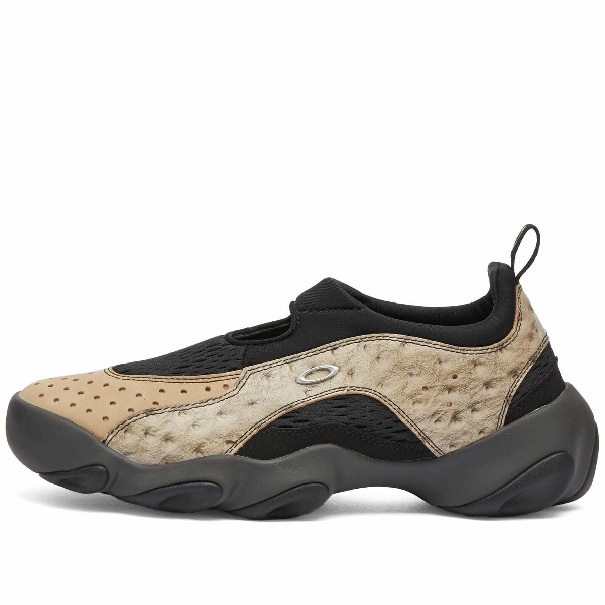 Oakley Factory Team Men's Ostrich Flesh Sandal in Castle/Black