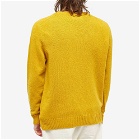 Country Of Origin Men's Supersoft Seamless Crew Knit in Old Gold
