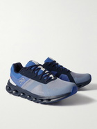 ON - Cloudrunner Rubber-Trimmed Mesh Running Sneakers - Blue