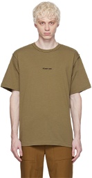Helmut Lang Taupe Inside-Out T-Shirt