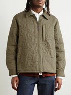 Corridor - Quilted Cotton Jacket - Green