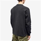 Filson Men's Waffle Knit Thermal Crew Sweater in Navy