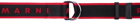 Marni Black & Red Slider Belt