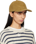 MM6 Maison Margiela Tan Baseball Cap