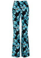 Diane Von Furstenberg Brooklyn Floral-print Jersey Trousers Multicoloured