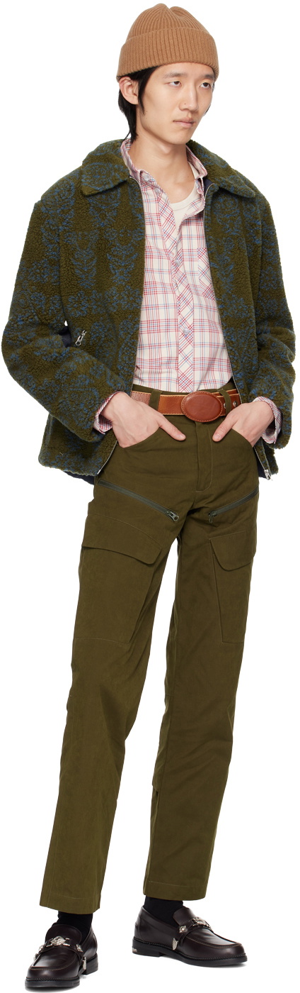 paria /FARZANEH Green Zip Jacket