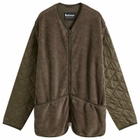 Barbour Men's Heritage + Flight Hybrid Liner Jacket in Light Sage