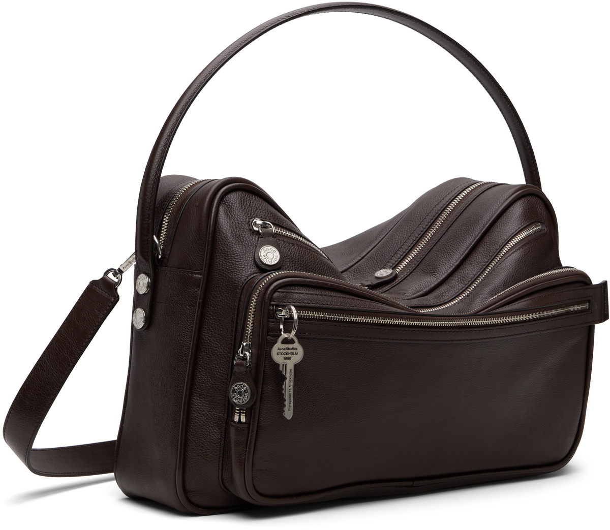 Acne Studios Brown Camero Camera Shoulder Bag