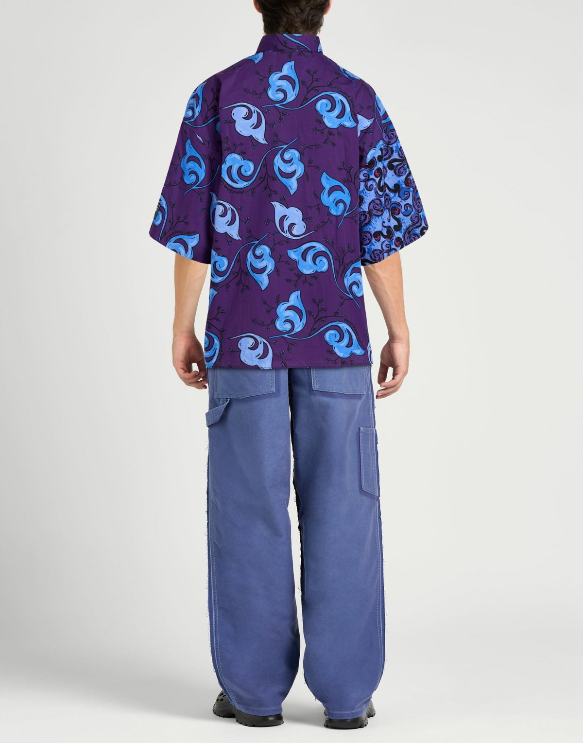 Versace Jeans Couture Mens Shirt in Purple