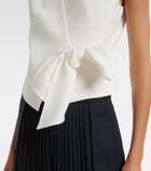 Max Mara Draped cady vest