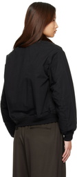 Nothing Written Black Maison Pilot Jacket