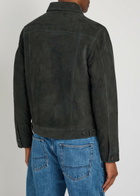 Officine Générale Liam Suede Jacket Grey