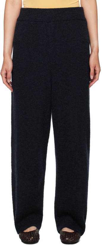 Photo: Cordera Navy Baby Alpaca Lounge Pants