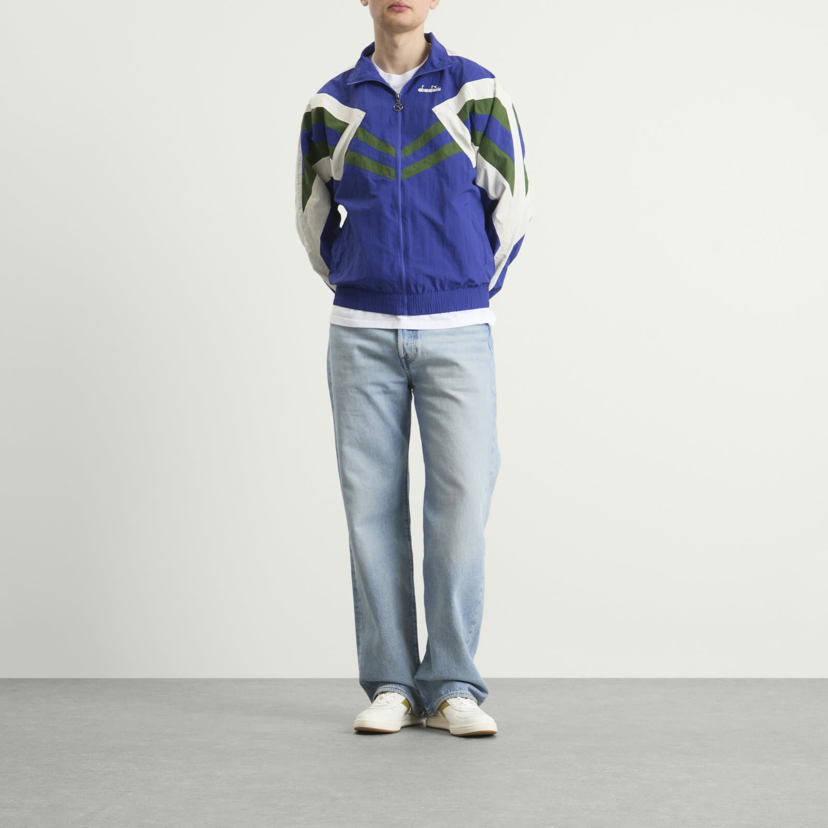 Diadora Men's Legacy Track Jacket in Navy