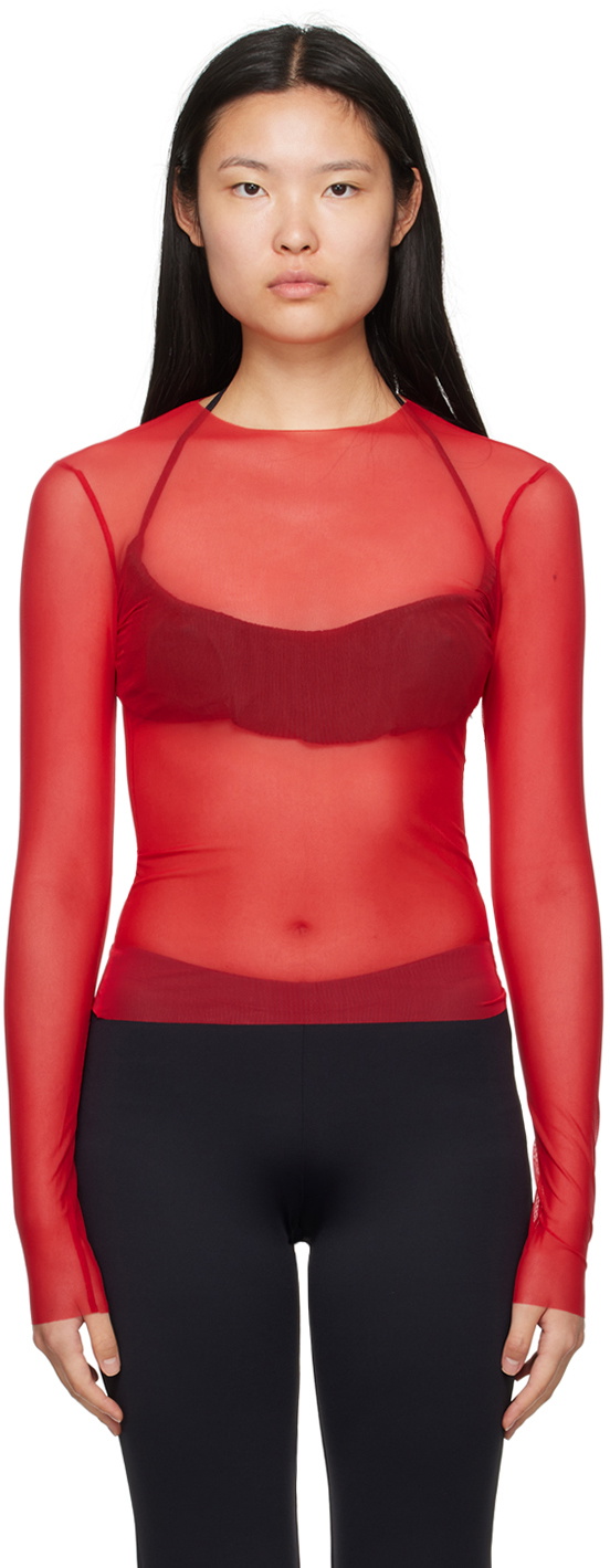BINYA Red Arena Long Sleeve T-Shirt