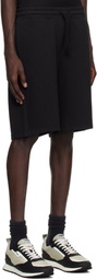 Hugo Black Cotton-Terry Shorts