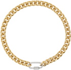IN GOLD WE TRUST PARIS Gold Curb Chain Necklace