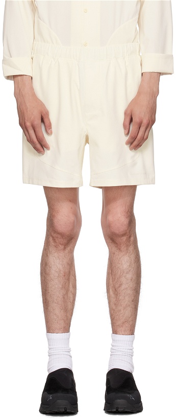 Photo: Outdoor Voices Off-White Train 6 Shorts