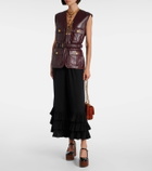 Chloé Belted leather vest